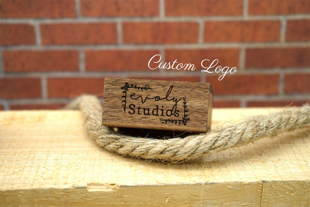 Custom Laser Engraved Logo Ring Box | Removable Magnetic Lid or Hinged Box Style | Business Logo Wood Ring Box