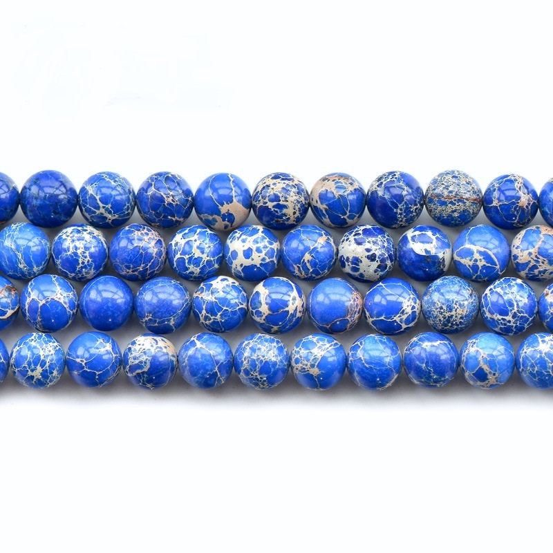 Blue Jasper Stone Beads